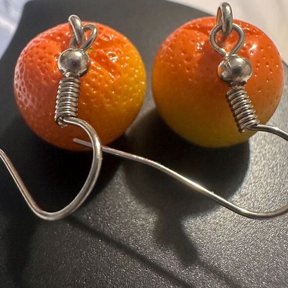 ORANGE women's earrings/ kids - Picture 6 of 17